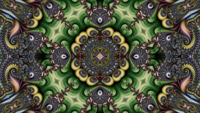 Обои картинки фото 3д графика, фракталы , fractal, цвета, фон, узор