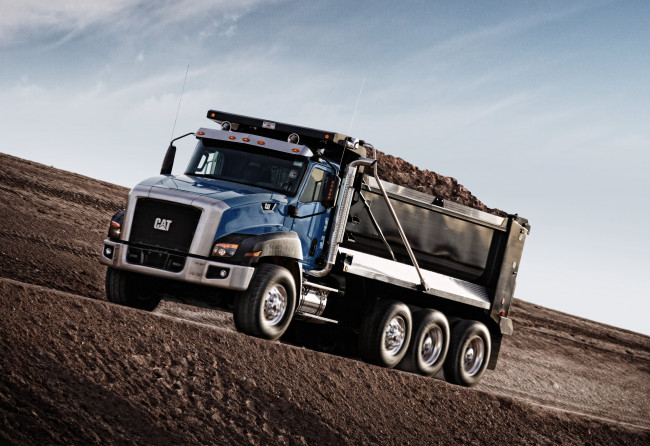 Обои картинки фото автомобили, cat trucks, cat