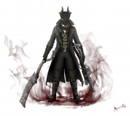 Картинка видео+игры bloodborne