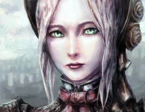 Картинка видео+игры bloodborne девушка взгляд кукла