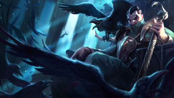 Картинка видео+игры league+of+legends персонаж swain