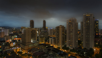 Картинка города -+панорамы небоскребы