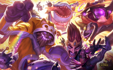 Картинка видео+игры league+of+legends арт draven монстры velkoz