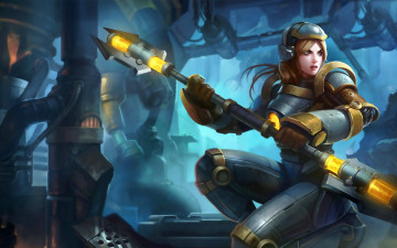Картинка видео+игры league+of+legends девушка оружие lux