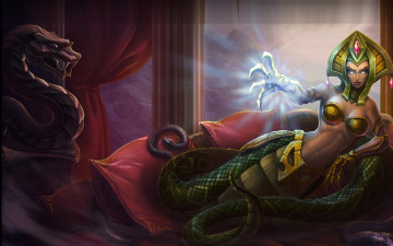 Картинка видео+игры league+of+legends персонаж cassiopeia