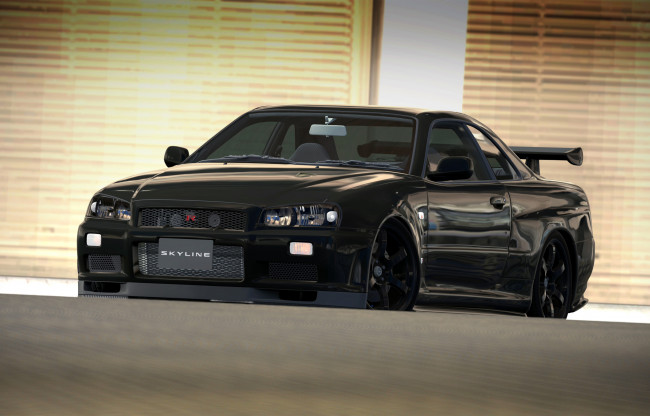 Обои картинки фото видео игры, gran turismo 6, nissan, skyline, gt6