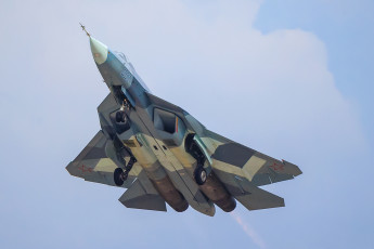 Картинка t-50+pak-fa авиация боевые+самолёты истребитель