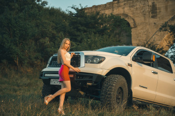 обоя автомобили, -авто с девушками, девушки, авто