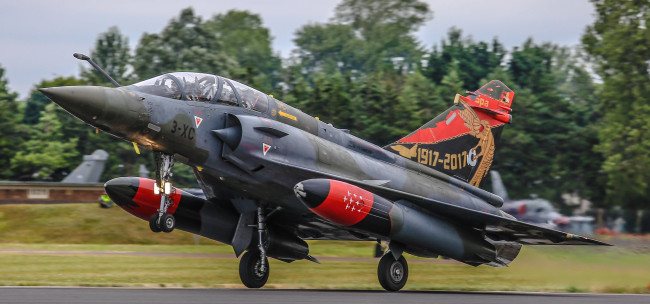 Обои картинки фото mirage 2000d, авиация, боевые самолёты, ввс