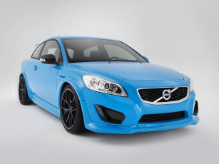 обоя автомобили, volvo, вольво, голубая