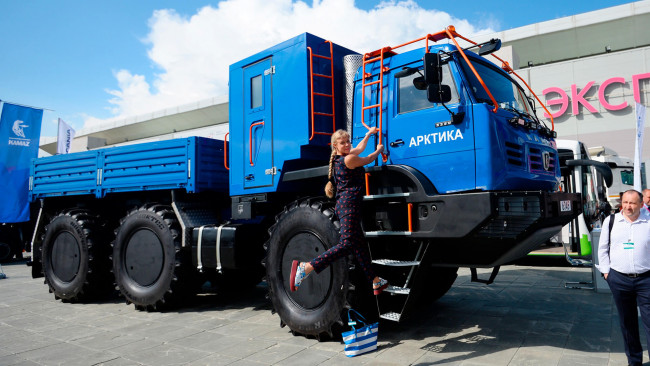 Обои картинки фото камаз-6345 арктика, автомобили, камаз, вездеход, 6345, арктика