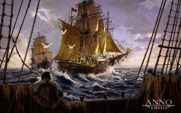 обоя anno 1800, видео игры, anno, 1800