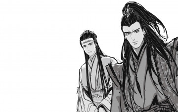 Картинка аниме mo+dao+zu+shi персонажи