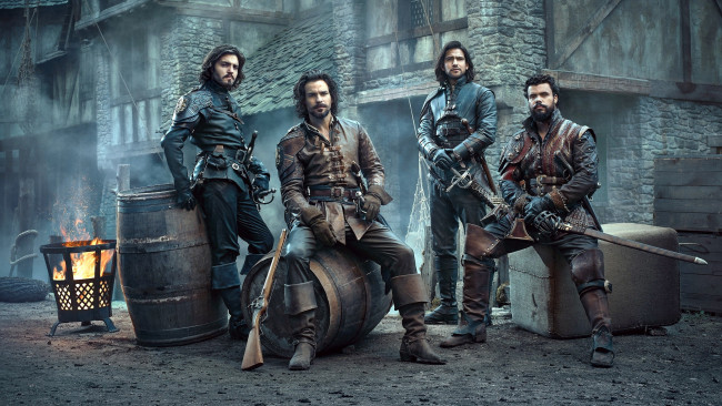 Обои картинки фото кино фильмы, the musketeers , сериал, tom, burke