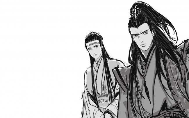 Обои картинки фото аниме, mo dao zu shi, персонажи