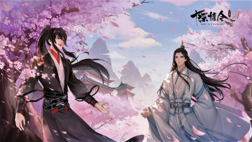 Картинка аниме mo+dao+zu+shi вэй усянь лань ванцзи цветение