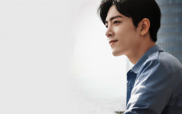 Картинка мужчины xiao+zhan актер рубашка
