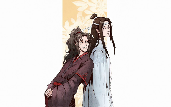 Обои картинки фото аниме, mo dao zu shi, вэй, усянь, лань, ванцзи