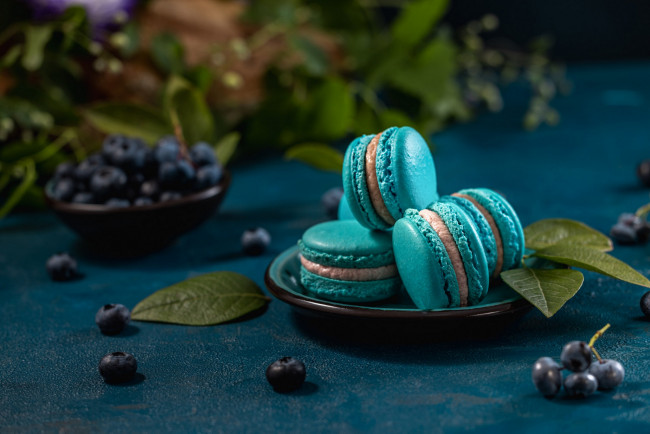 Обои картинки фото еда, макаруны, десерт