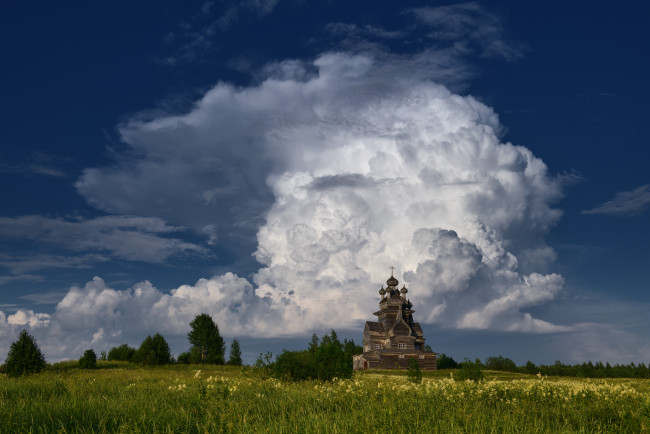 Обои картинки фото города, - пейзажи, июль, деревянное, зодчество, архангельская, область, вдоль, онеги