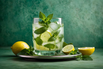 Картинка 3д+графика еда- food мохито