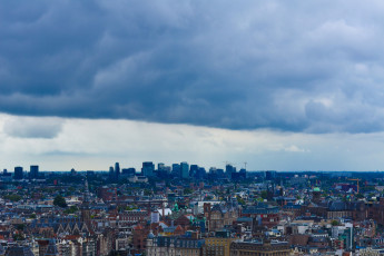 обоя города, амстердам , нидерланды, панорама