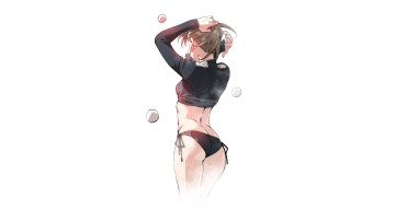 Картинка рисованное люди красивая девушка