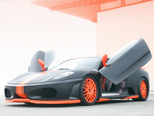 обоя hamann, ferrari, f430, black, miracle, 2007, автомобили