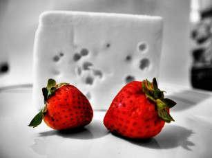 Картинка еда клубника земляника