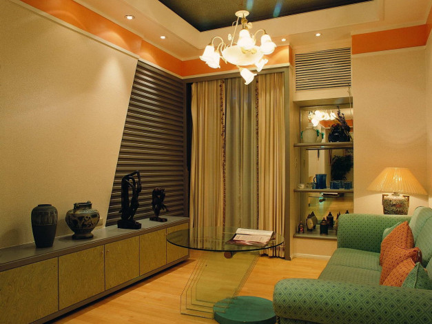 Обои картинки фото интерьер, гостиная