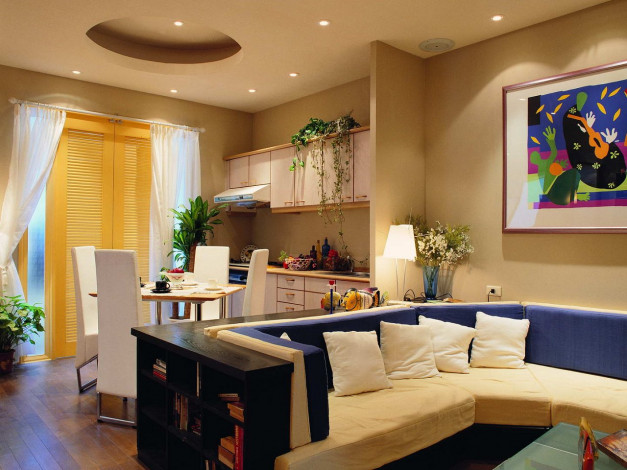 Обои картинки фото интерьер, столовая