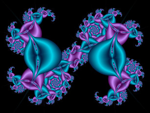 Картинка 3д графика fractal фракталы узор цвета фон