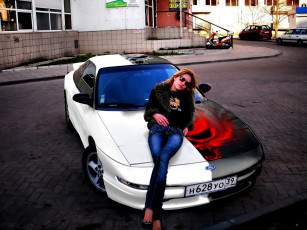 Картинка автомобили авто девушками