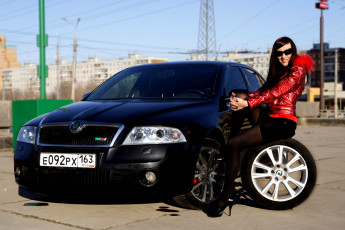 Картинка автомобили авто девушками