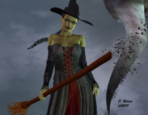 Картинка 3д графика creatures существа девушка