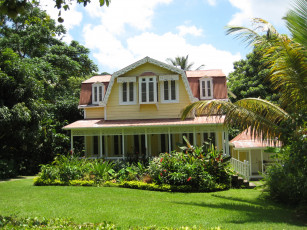 Картинка города здания дома растения ландшафт дом