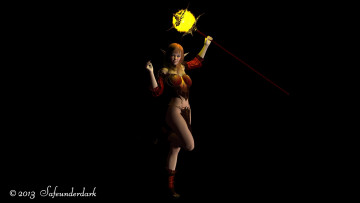 Картинка 3д графика elves эльфы эльфийка