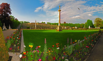 Картинка германия бранденбург потсдам города памятники скульптуры арт объекты цветы площадь