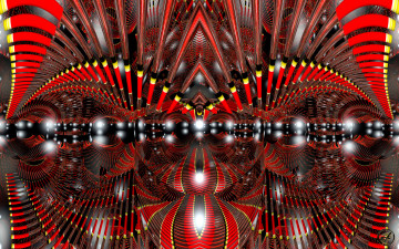 Картинка 3д графика fractal фракталы узор