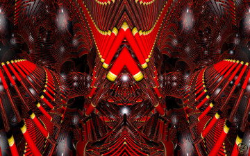 Картинка 3д графика fractal фракталы узор