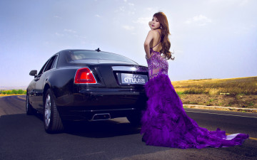 Картинка автомобили авто девушками автомобиль азиатка девушка