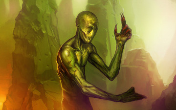 Картинка eyeless demon фэнтези демоны существо слепой демон