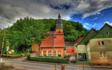 Картинка германия флох зелигенталь города улицы площади набережные улица дома