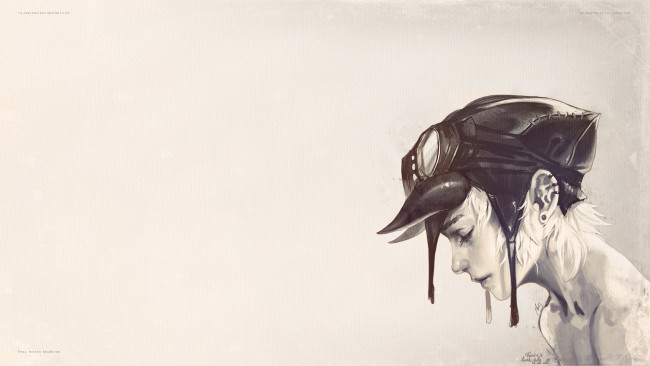 Обои картинки фото рисованные, люди, девушка