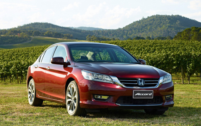 Обои картинки фото автомобили, honda, accord