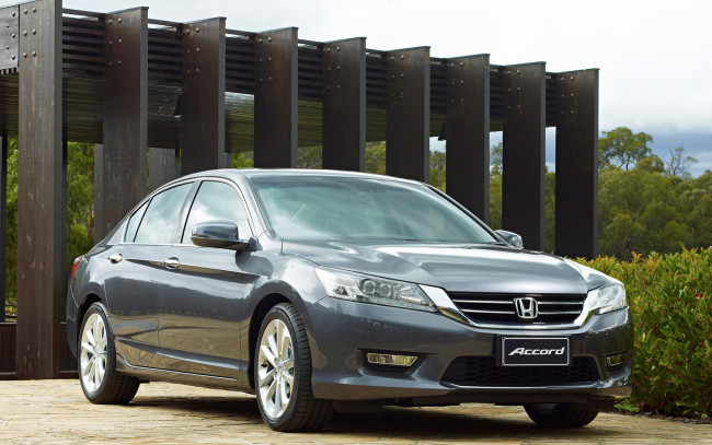 Обои картинки фото автомобили, honda, accord