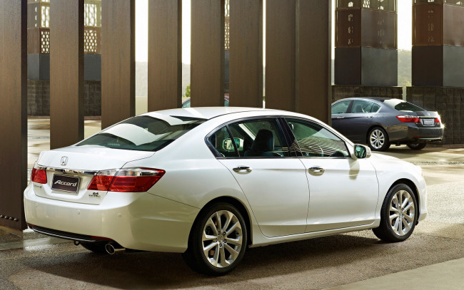 Обои картинки фото автомобили, honda, accord