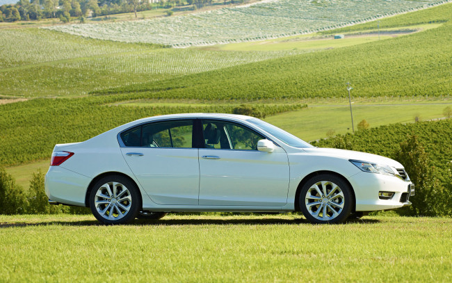 Обои картинки фото автомобили, honda, accord
