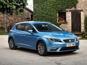 Картинка автомобили seat 2013г ecomotive leon синий
