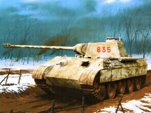 Картинка рисованные армия танк